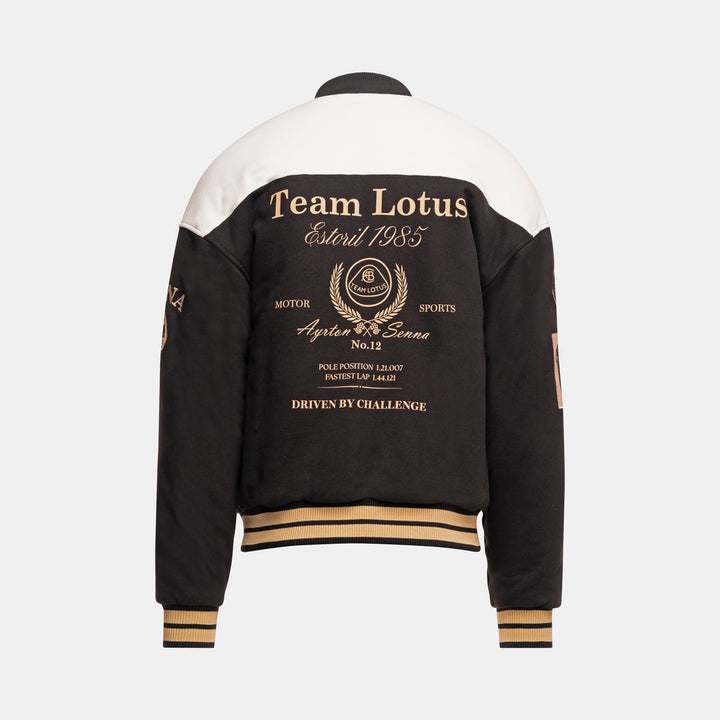 Ayrton Senna x Lotus F1™ Team Estoril 1985 Series Bomber Jacket - Black