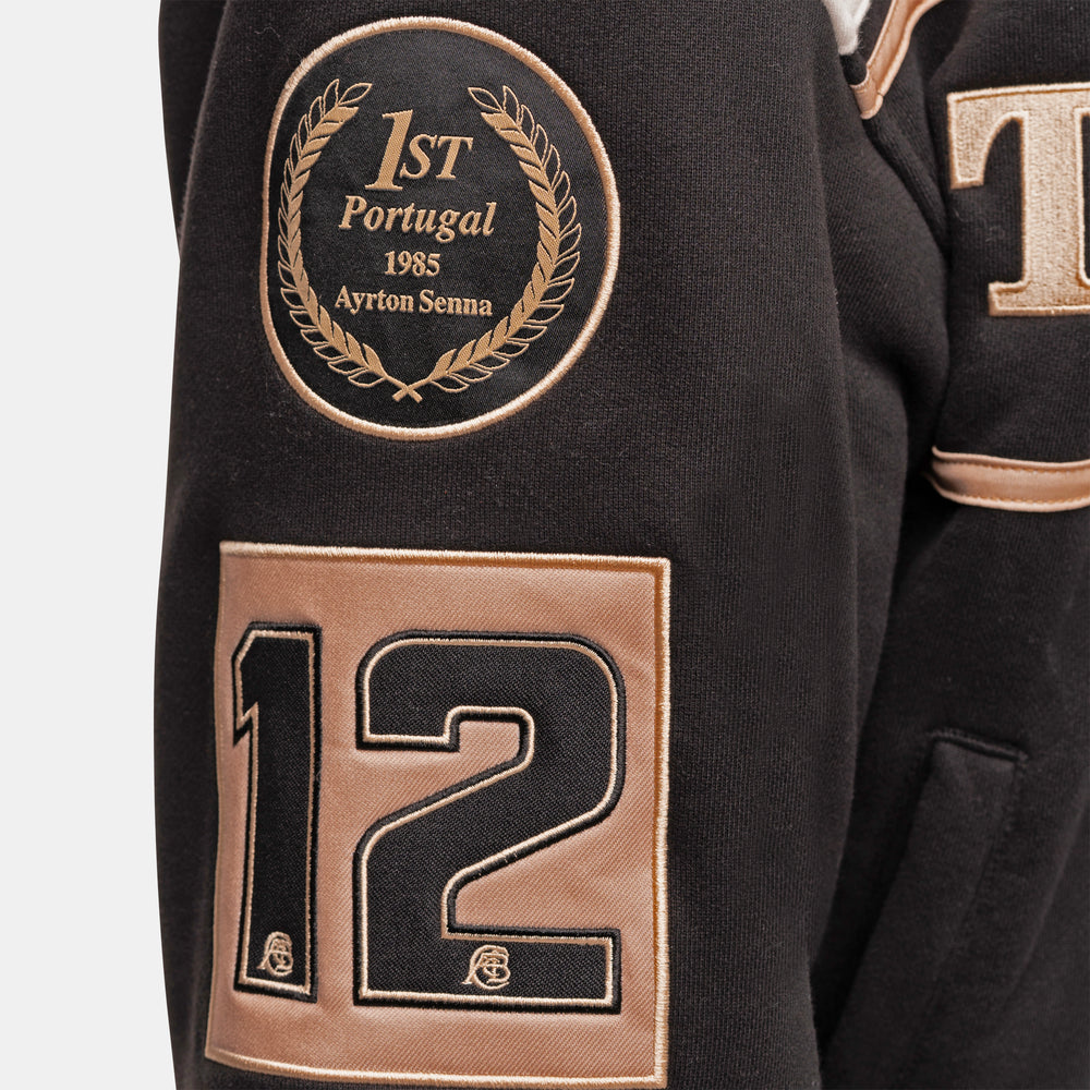 Ayrton Senna x Lotus F1™ Team Estoril 1985 Series Bomber Jacket - Black