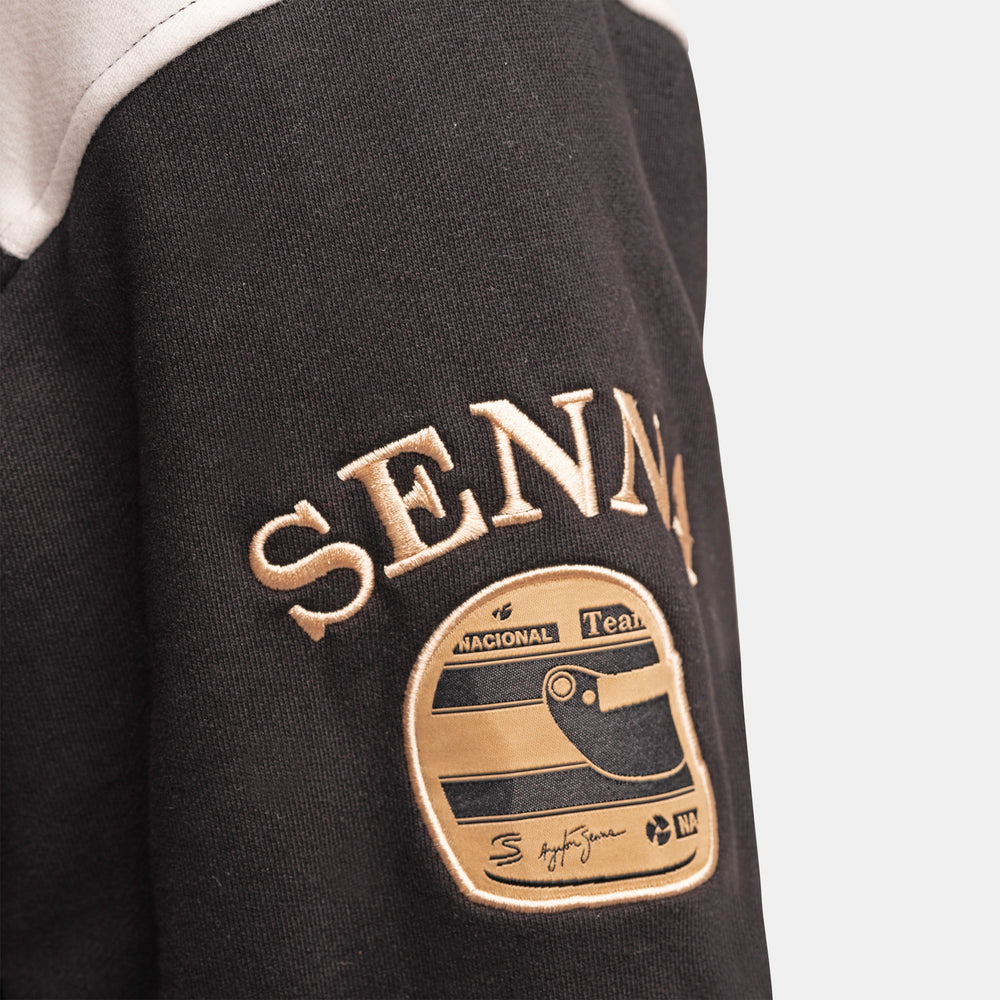 Ayrton Senna x Lotus F1™ Team Estoril 1985 Series Bomber Jacket - Black