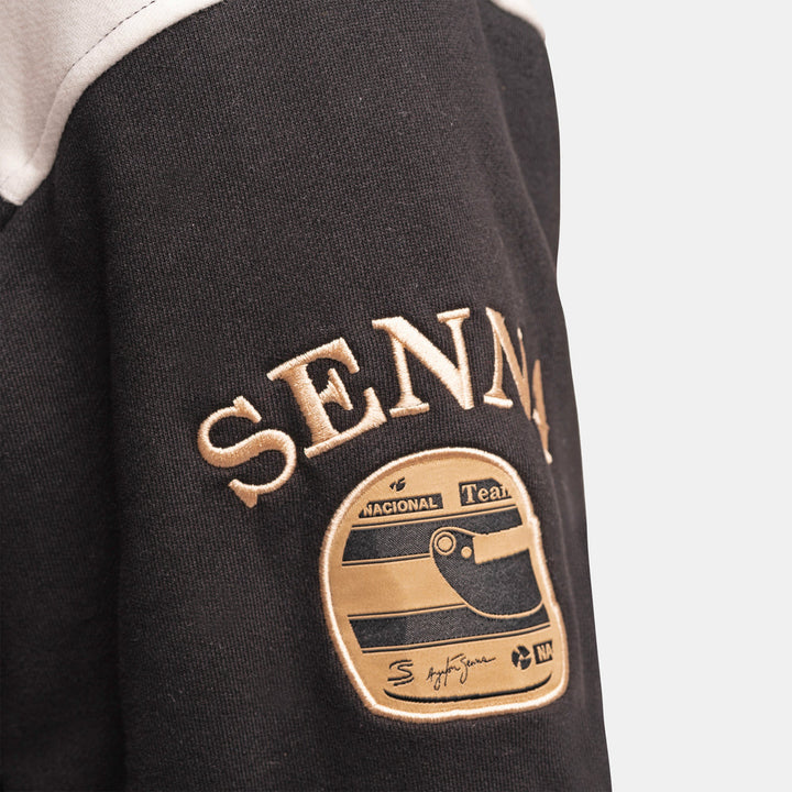 Ayrton Senna x Lotus F1™ Team Estoril 1985 Series Bomber Jacket - Black