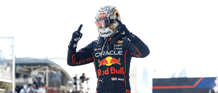 Max Verstappen Red Bull Racing 'Make It A Double' F1® World Drivers' Champion Poster - Gold
