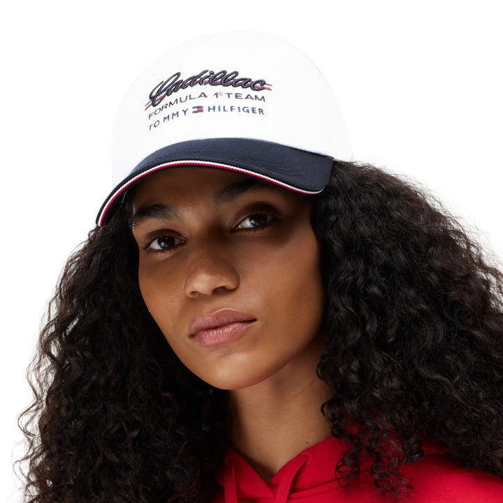 Casquette unisexe adulte 2026 Cadillac F1™ Team x Tommy Hilfiger RWB - Blanc optique