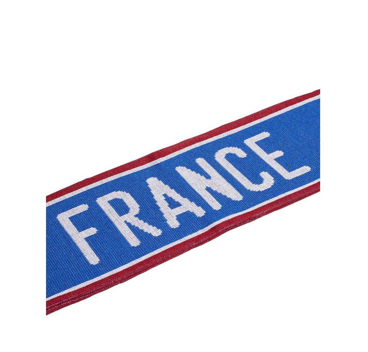 Official French FIFA® France Soccer FC Team Adidas Fan Scarf - Blue