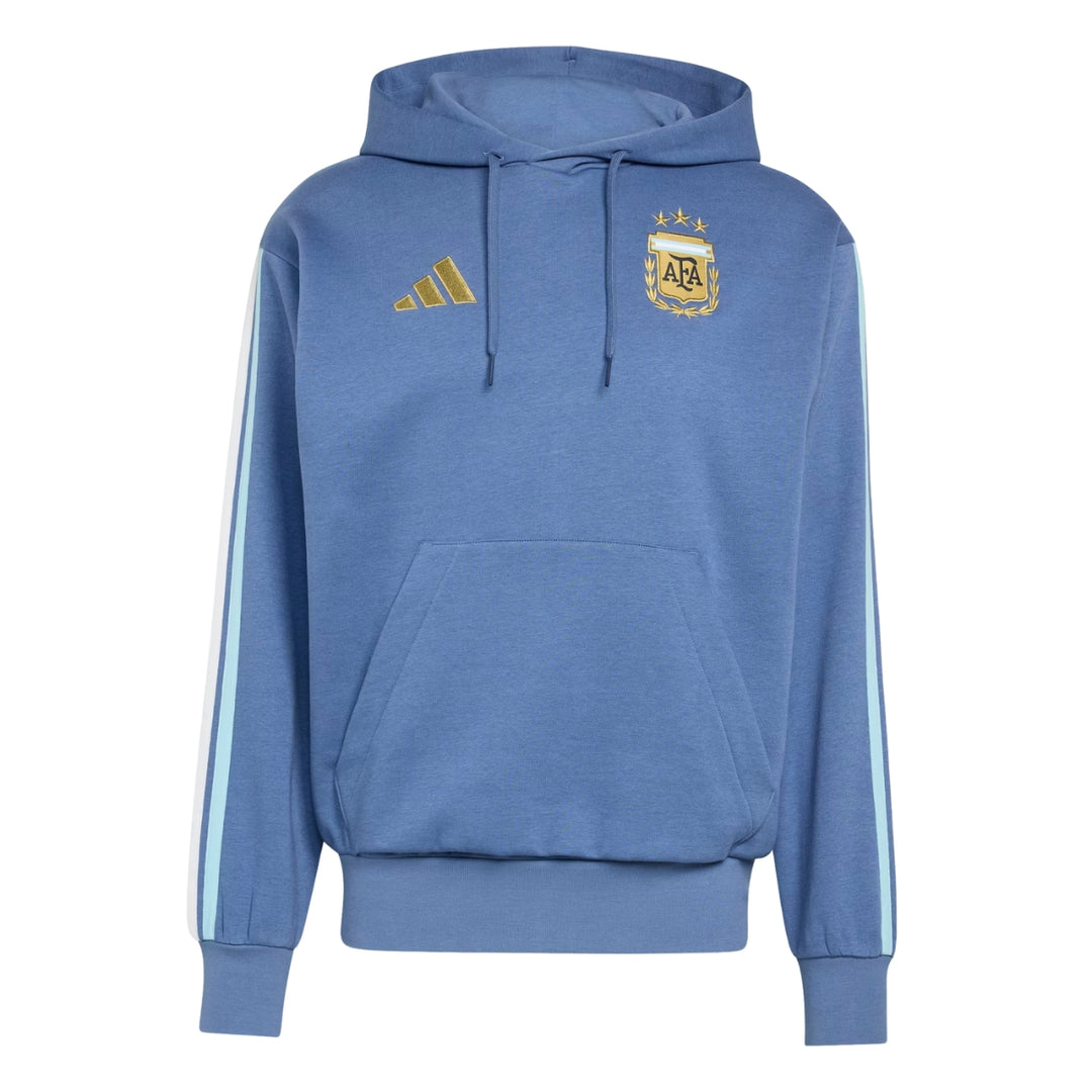 Adidas International Football Argentina DNA Men's Fleece Hoodie - Blue