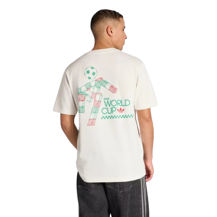 Adidas FIFA World Cup 26™ Ciao Mascot T-Shirt - Off White