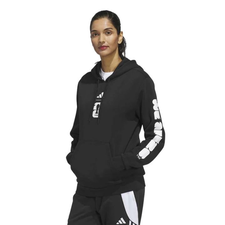 Adidas World Cup 2026 Match Graphic Hoodie - White/Black