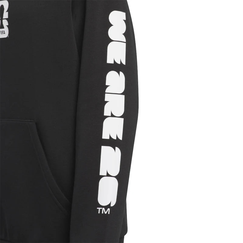 Adidas World Cup 2026 Match Graphic Kids Hoodie - Black