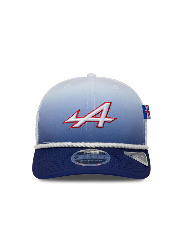 Alpine F1™ Silverstone special edition trucker cap white and blue