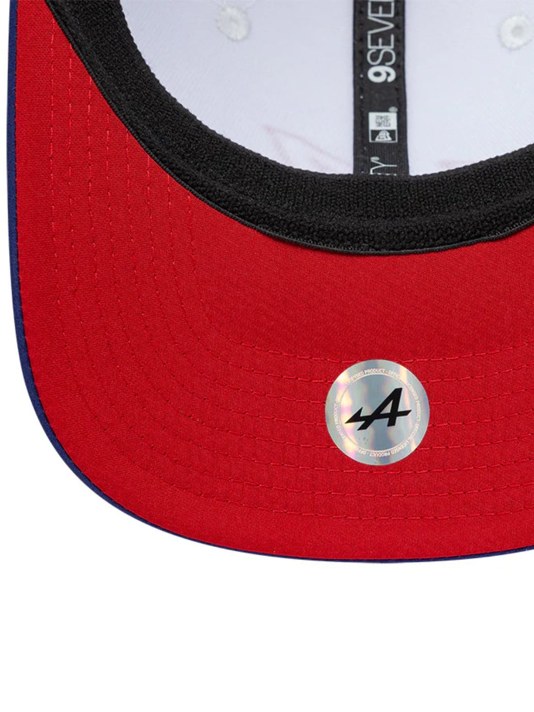 Alpine F1™ Silverstone special edition trucker cap under peak red