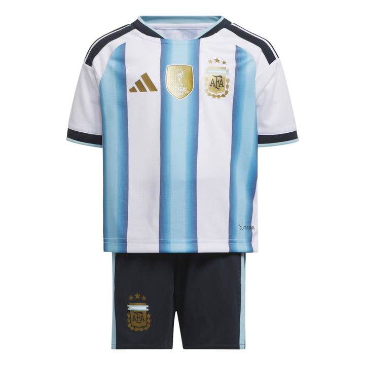 Argentina Kids Home Jersey And Shorts Set