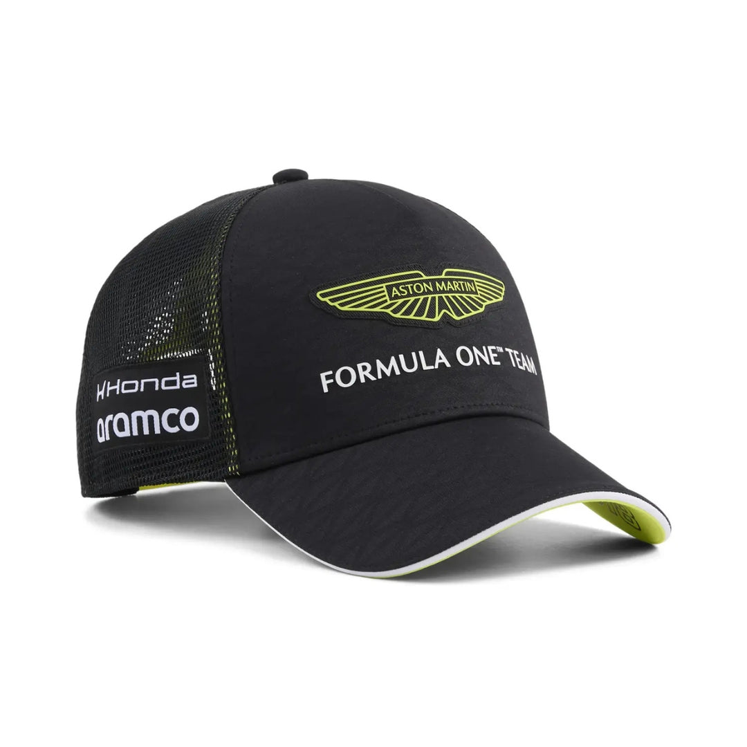 Aston Martin F1 Team Lance Stroll Team Adult Baseball Cap - Black