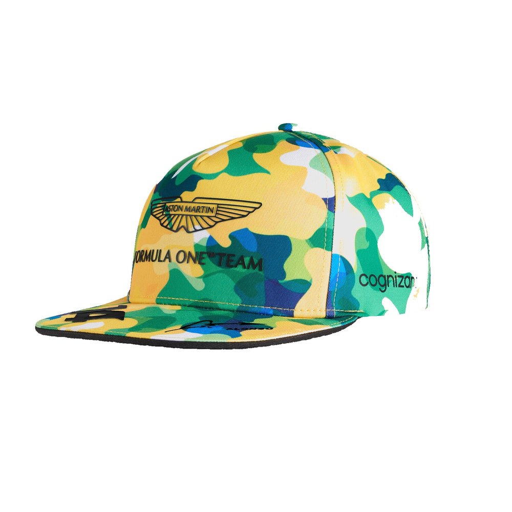 2023 Aston Martin F1™ Fernando Alonso Brazil GP Limited Edition Men's Cap - Multicolor