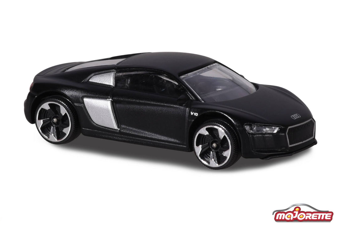 Majorette Audi R8 Coupe 1:64 Scale miniature model car - Black 