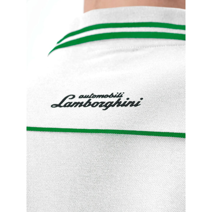 Automobili Lamborghini Travel Men's Polo Shirt - White