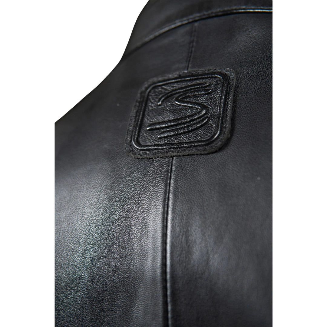 Ayrton Senna "Ayrton" Leather Men's Jacket - Black