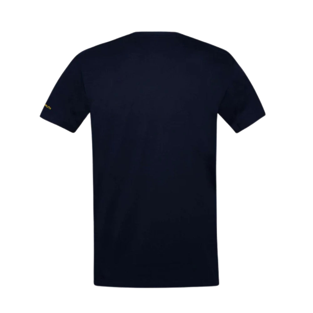 Ayrton Senna Legacy Logo Men's T-Shirt - Blue/Grey/White