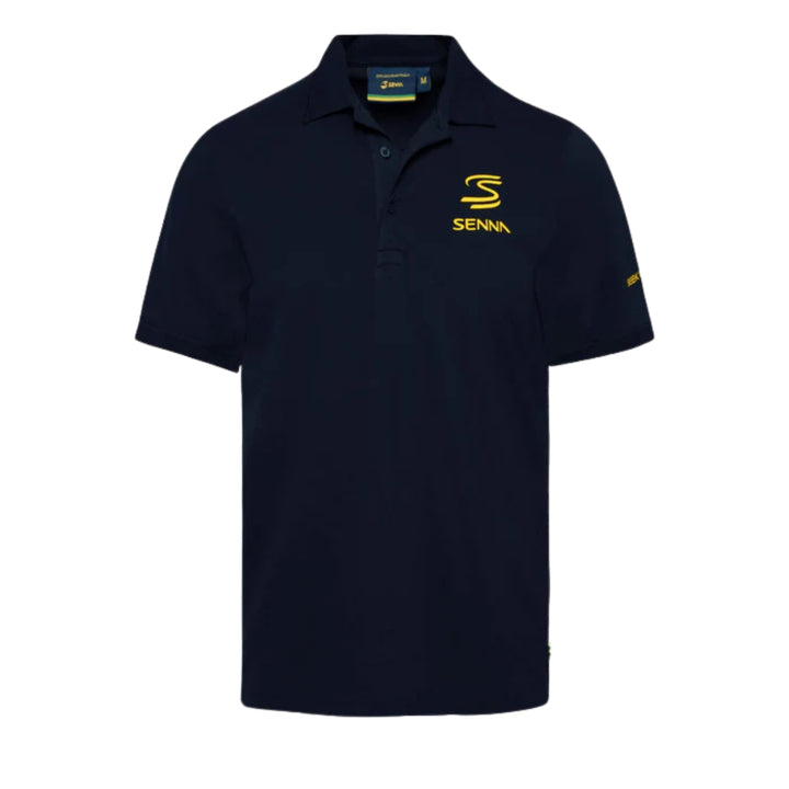 Ayrton Senna Legacy Men's Polo - Navy