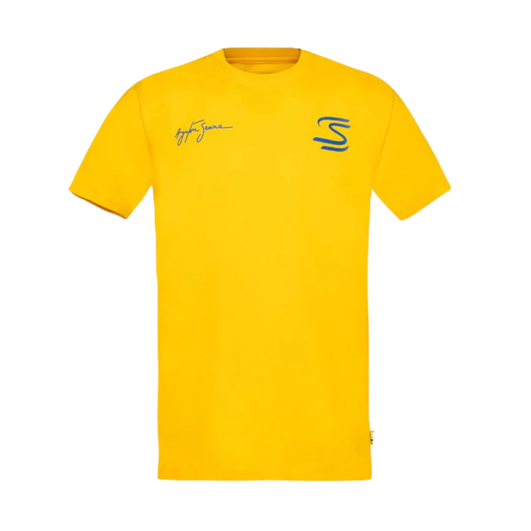 Ayrton Senna Seek Your Truth Circle Unisex T-shirt - Yellow