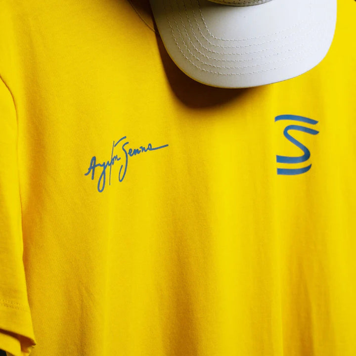 Ayrton Senna Seek Your Truth Circle Unisex T-shirt - Yellow