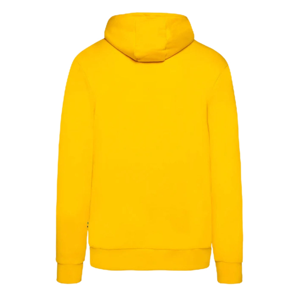 Ayrton Senna Stripe Pullover Hooded Men's Sweatshirt - Yellow
