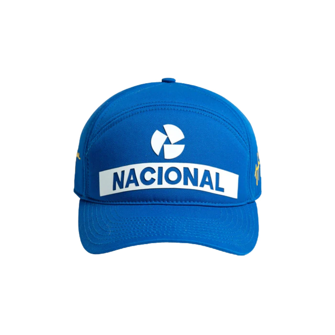 Ayrton Senna Nacional Replica Cap – Blue
