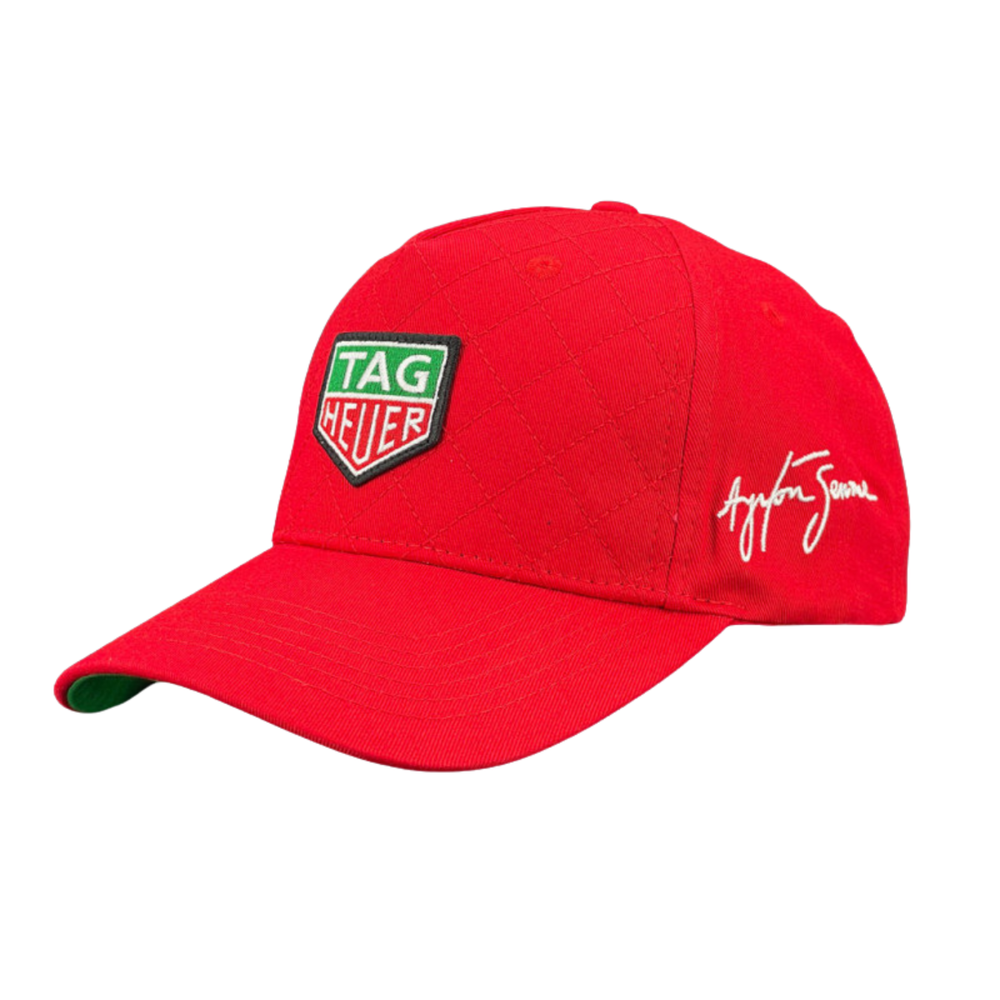 Ayrton Senna Qualified F1 X Tag Heuer Race Cap - Red