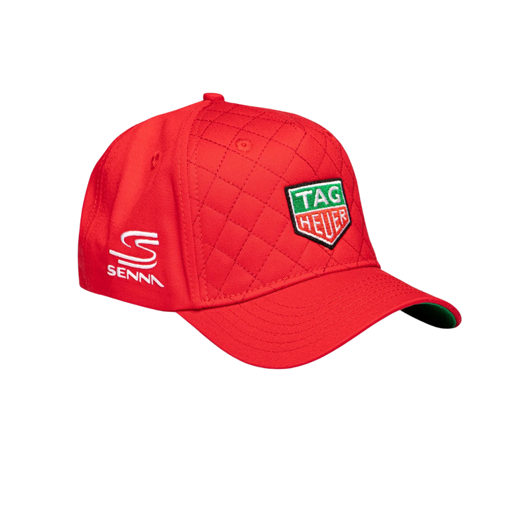 Ayrton Senna Qualified F1 X Tag Heuer Race Cap - Red