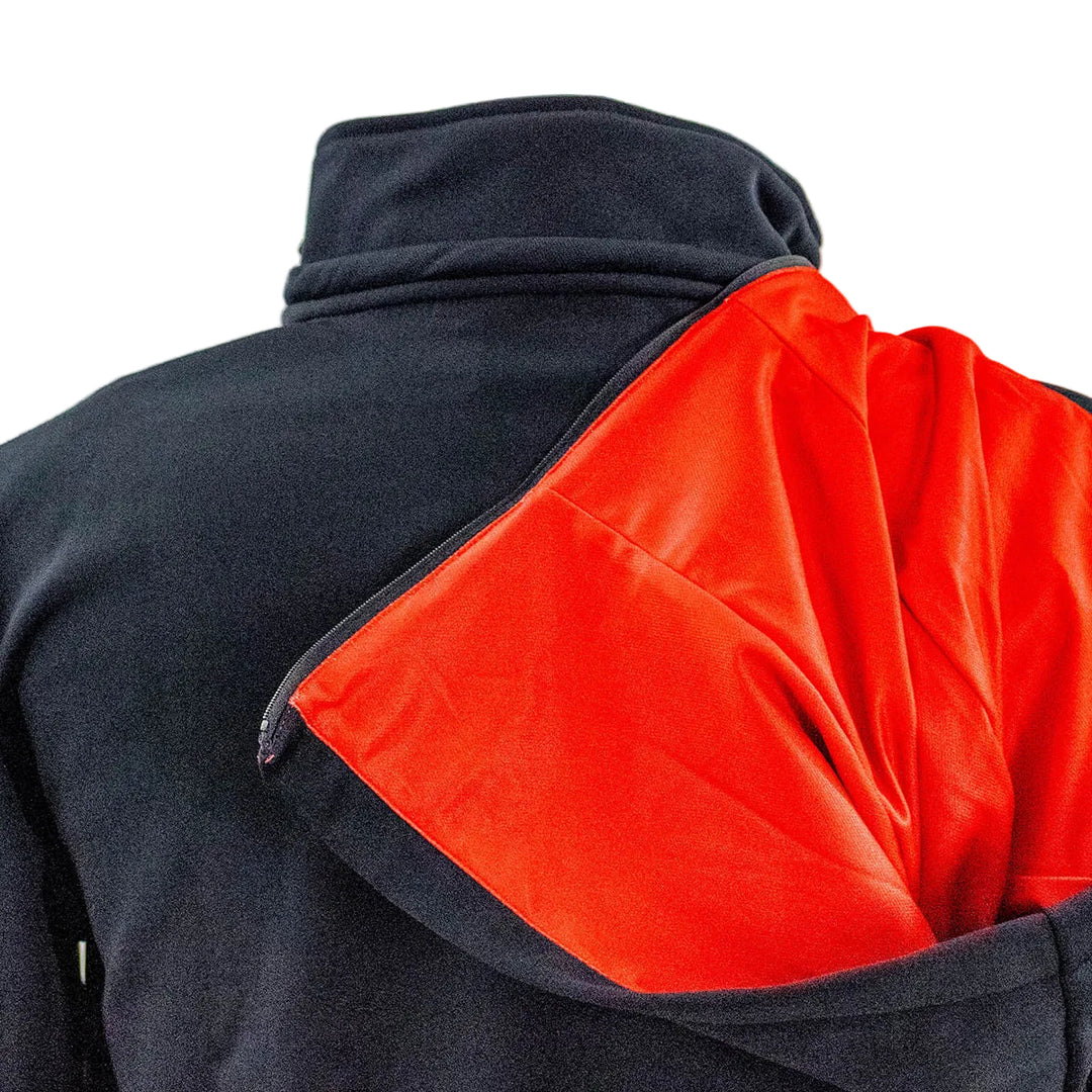 Ayrton Senna F1 Race Unisex Jacket with red removable hood