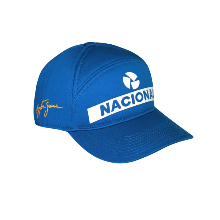 Ayrton Senna Nacional Replica Cap – Blue