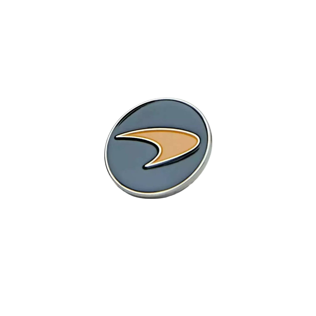 McLaren Racing F1 Team Emblem Official Pin Badge - Black and Papaya Orange 