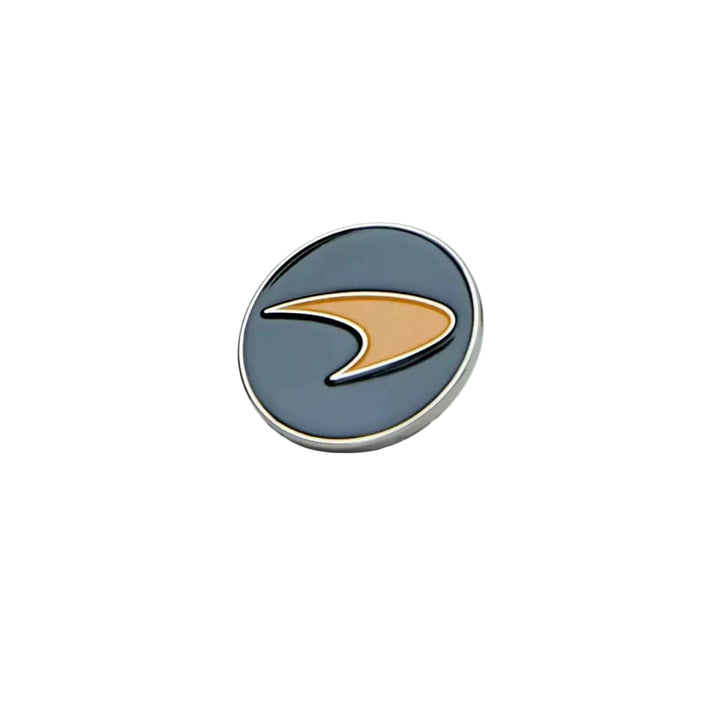 McLaren Racing F1 Team Emblem Official Pin Badge - Black and Papaya Orange 