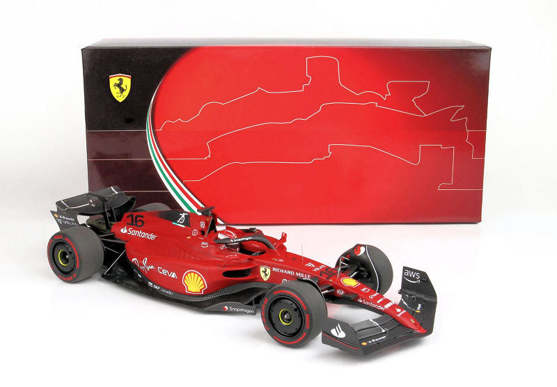 Scuderia Ferrari 1:18 Scale F1-75 Charles Leclerc Winner 2022 Bahrain GP  Diecast Miniature Model Car - BBR Models - Accessories