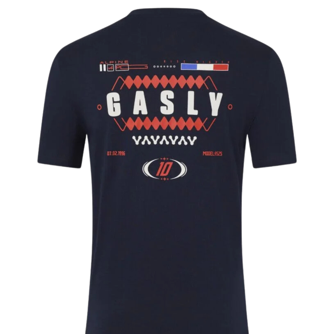 BWT Alpine F1™ Team Pierre Gasly Graphic T-Shirt  - Navy Blue