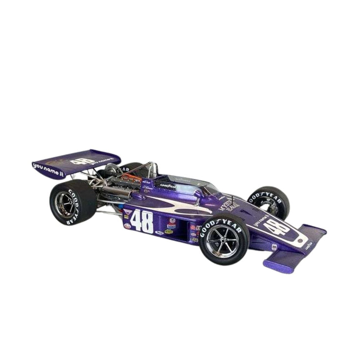 Carousel 1 Jerry Grant No. 48 AAR 'Mystery Eagle' 1972 Indianapolis Limited Edition 1:18 Scale Model Car - Lilac Purple