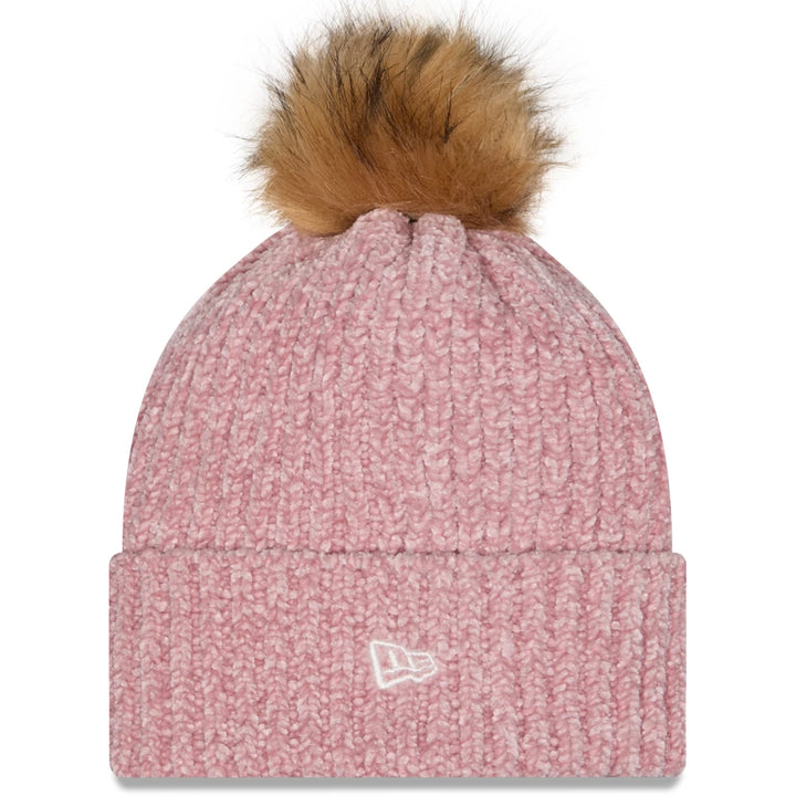 Gorro de punto con puños y pompón rosa Sport para mujer de los Montreal Canadiens por New Era – Rosa