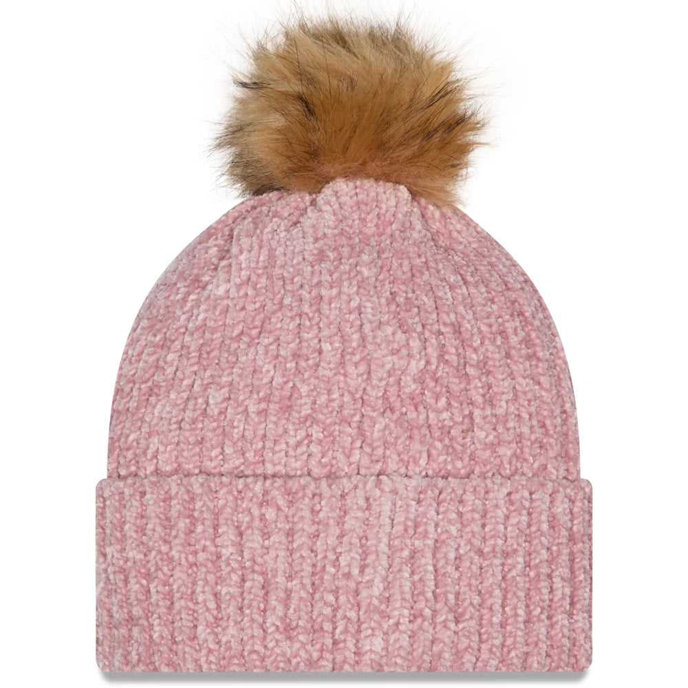 Gorro de punto con puños y pompón rosa Sport para mujer de los Montreal Canadiens por New Era – Rosa
