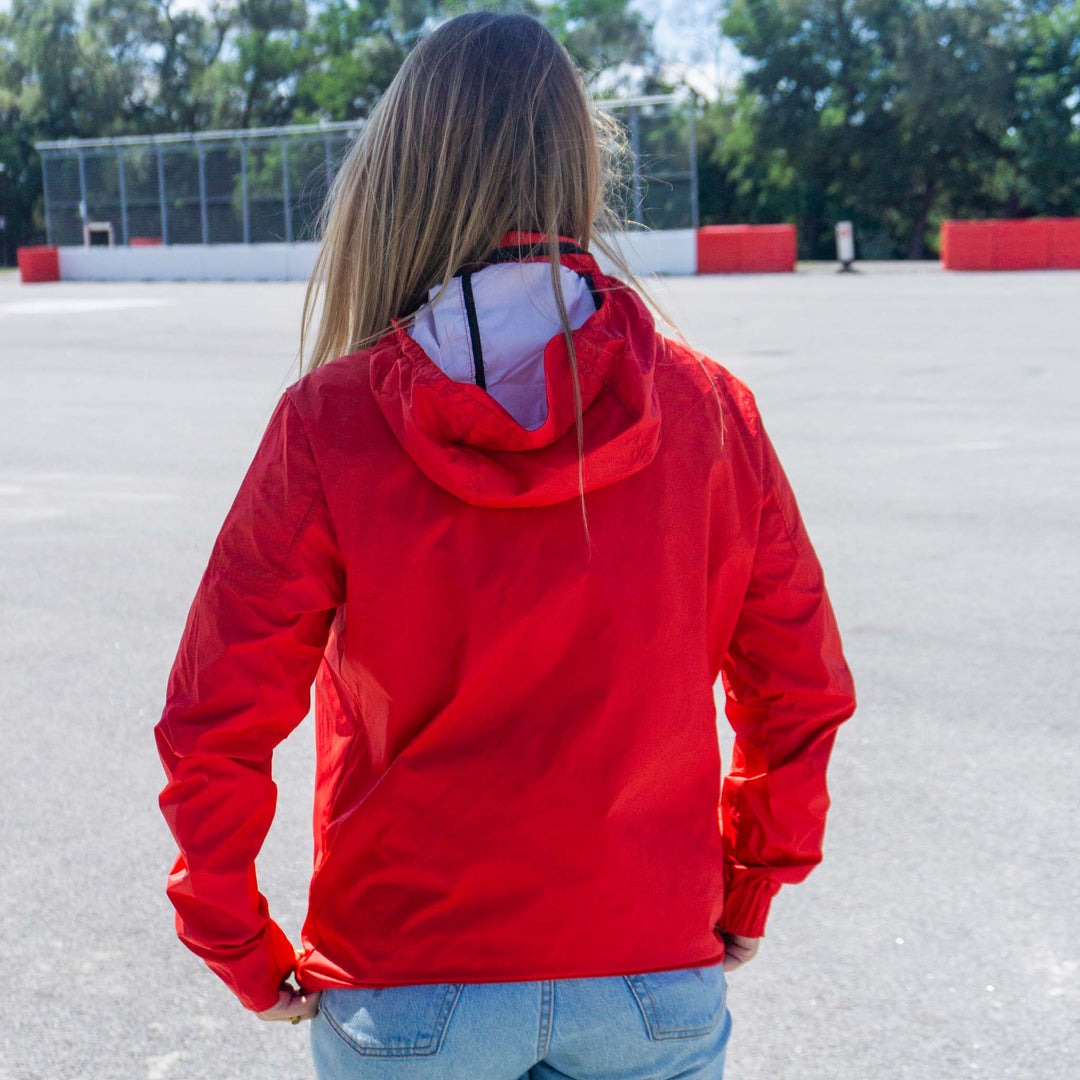 Scuderia Ferrari Women's Rain Jacket Windbreaker - Red 