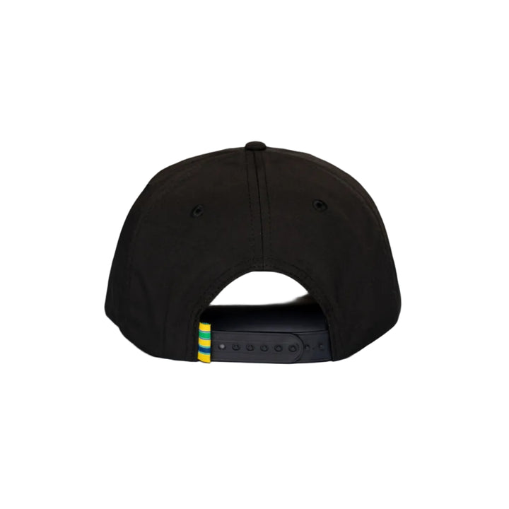 Ayrton Senna Debossed Poly Cap - Black
