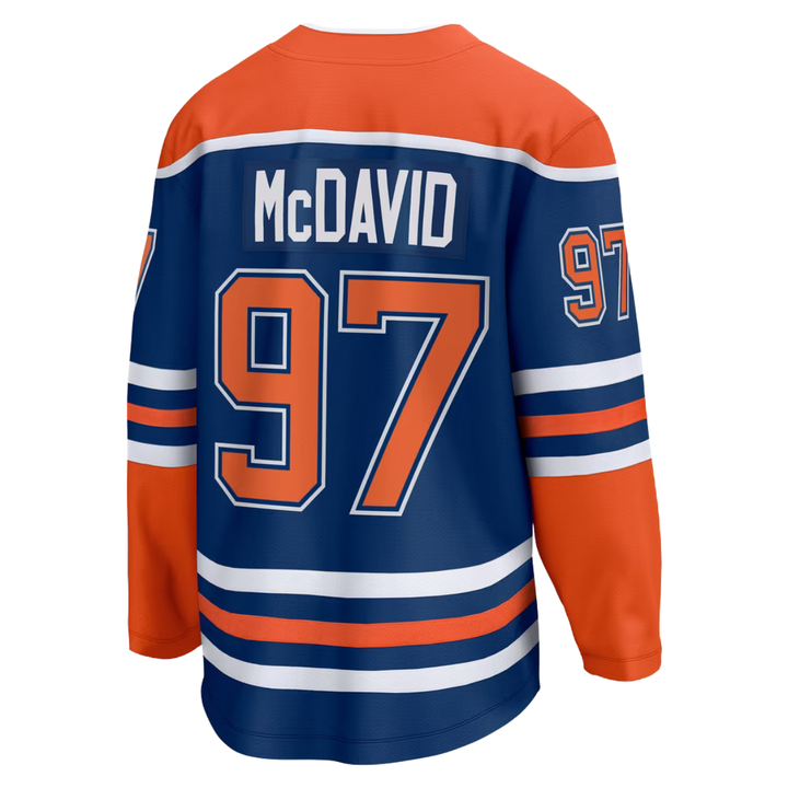 Edmonton Oilers Connor Mcdavid Breakaway Hockey Jersey - Men - Orange