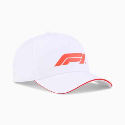 PUMA X FORMULA 1® Large Logo Baseball Cap - Unisex- White / Red / Black