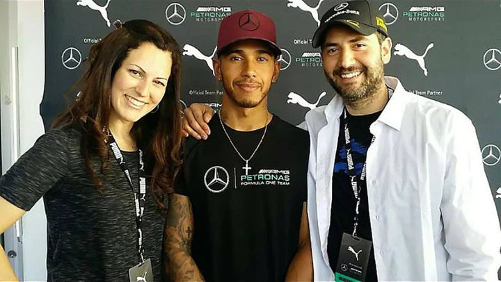 A defining 2017 moment for FANABOX™ as owners Annie and Max meet F1™ champion Lewis Hamilton, inspiring deeper partnerships and exclusive motorsports merchandise.