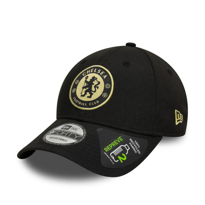 2025 Chelsea FC New Era Seasonal Pop 9Forty Adult Cap - Black