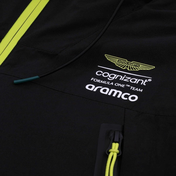 2023 Aston Martin F1™ Team Official Lifestyle Wind Breaker Jacket - Men - Black