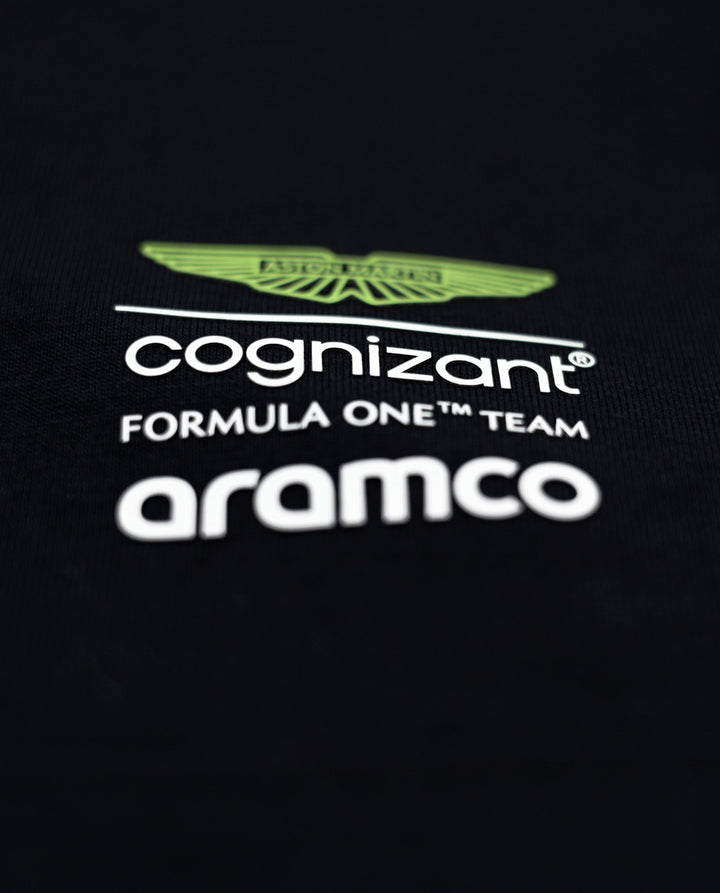 Camiseta 2023 Aston Martin F1™ Lifestyle Fernando Alonso Edición Especial - Negro