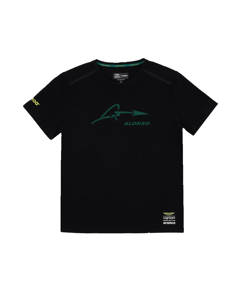2023 Aston Martin F1™ Lifestyle Fernando Alonso Special Edition T-shirt - Black