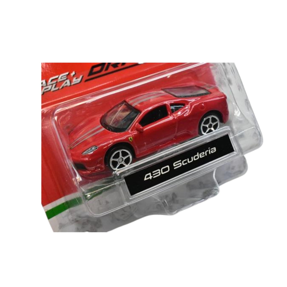 Ferrari 430 Scuderia Bburago Race + Play 1:64 Scale Model Car - Red