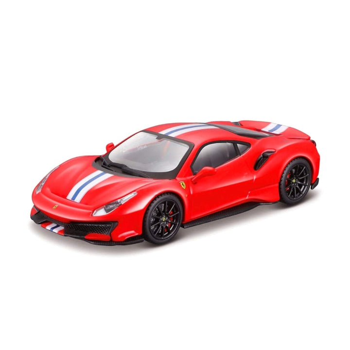 Ferrari 488 Pista Bburago 1:24 Scale Race & Play Model Car - Red