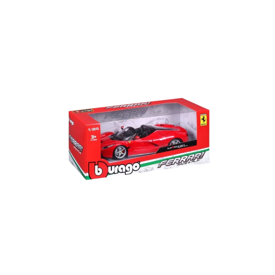 Ferrari LaFerrari Aperta Bburago 1:24 scale Ferrari Race & Play Model - Red