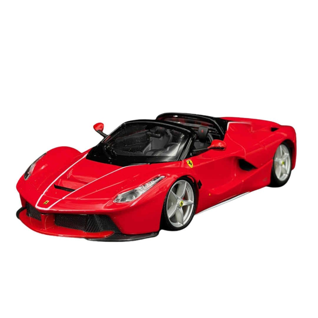 1:24 Scale Bburago Race + Play Ferrari LaFerrari Aperta die cast Model Car - Red