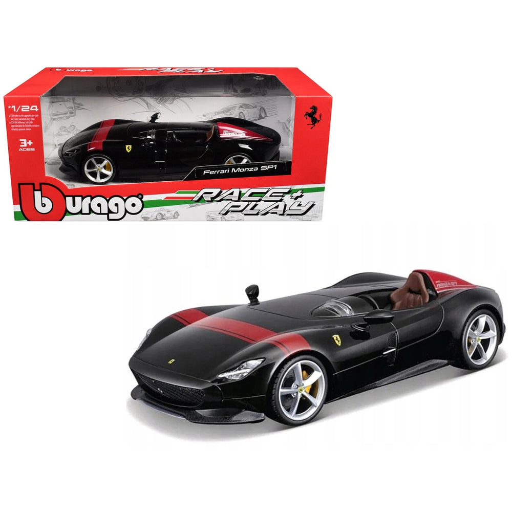 Ferrari Monza SP1 Bburago 1:24 scale Ferrari Race & Play Model Car - Black
